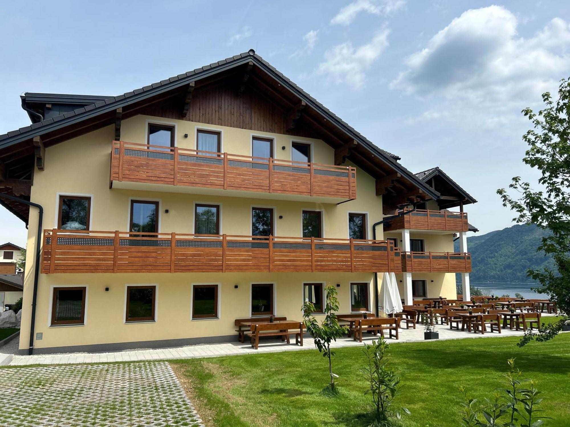Gasthof Steinbichler Nussdorf am Attersee Luaran gambar